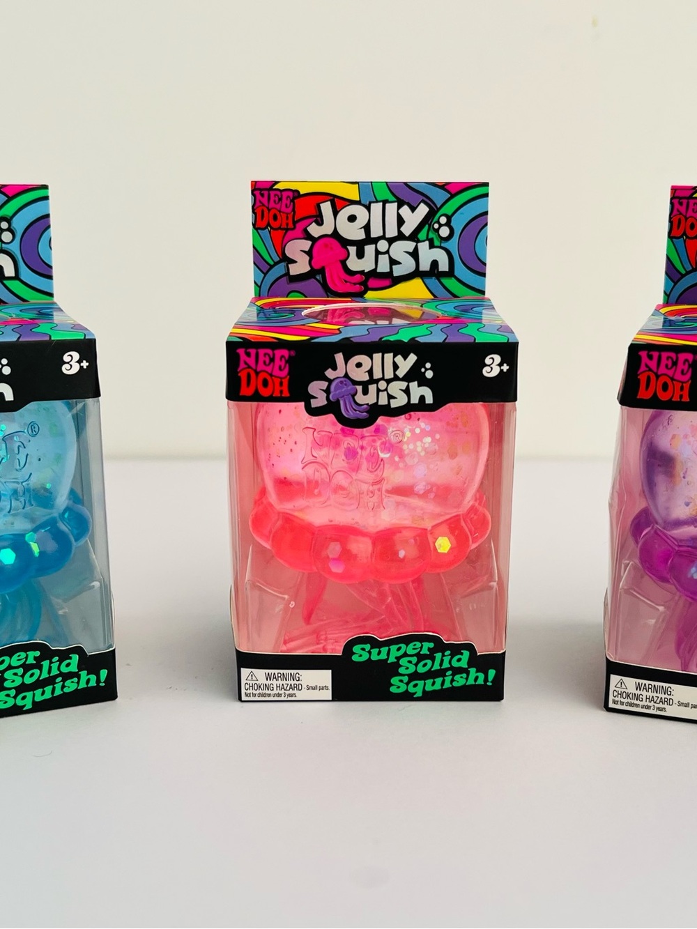 Jelly Squish Pink Super Solid Squish Toy